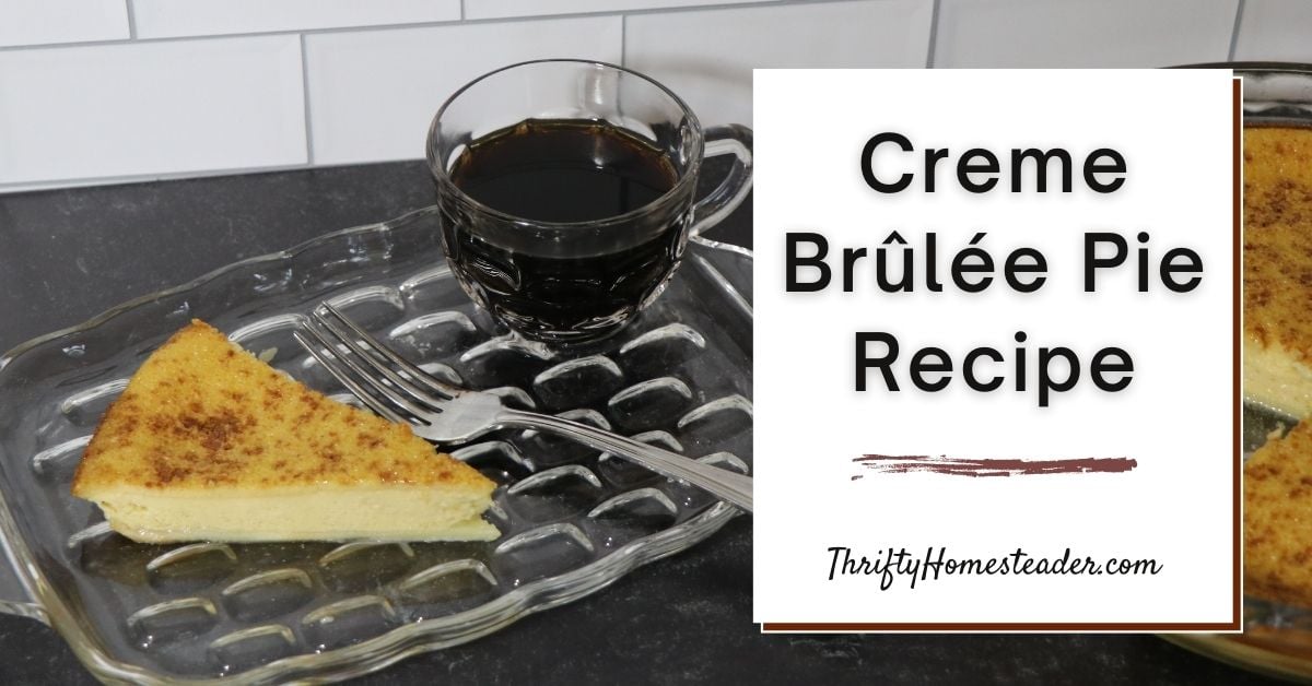 Recipe Creme Brûlée Pie