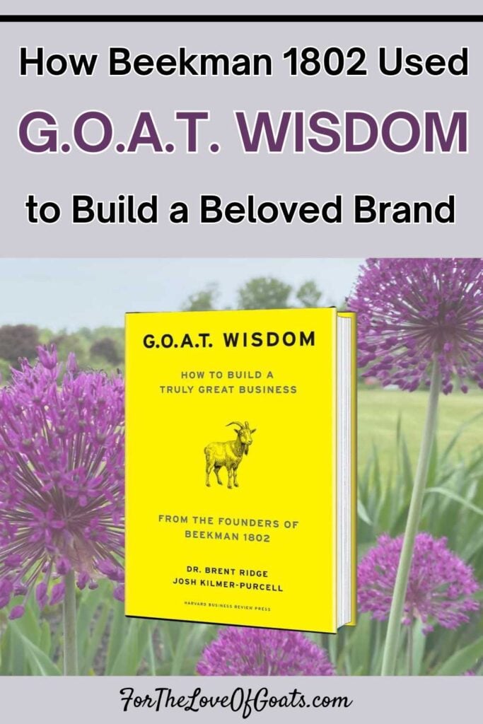 How Beekman 1802 Used GOAT Wisdom to Build a Beloved Brand pin