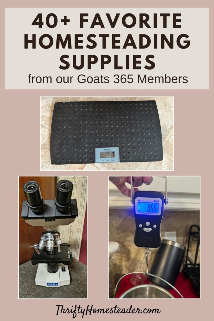 favorite homesteading supplies