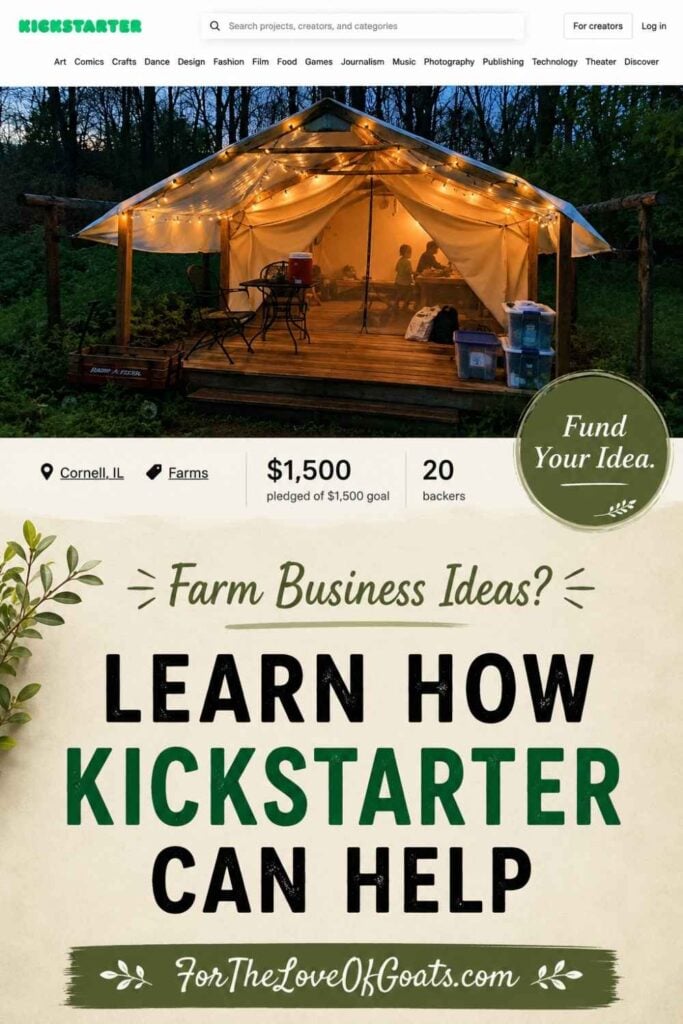 Farm Business Ideas Learn How Kickstarter Can Help