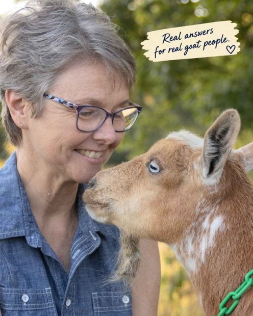 Goats 365 image_Deborah and her goat